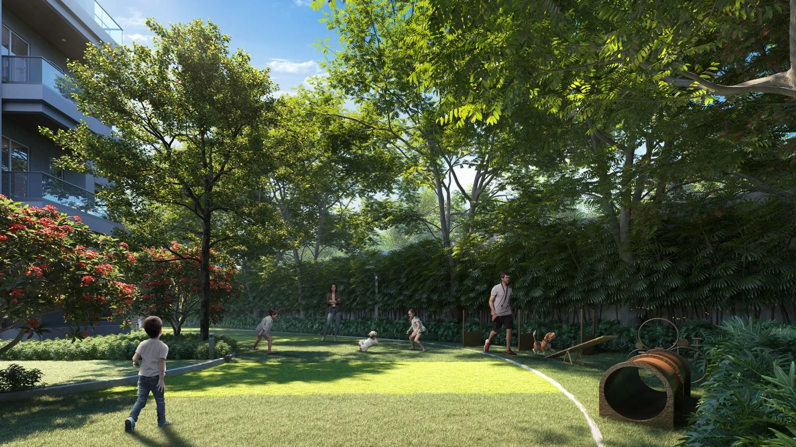 Landscaped Wellness Green Spaces